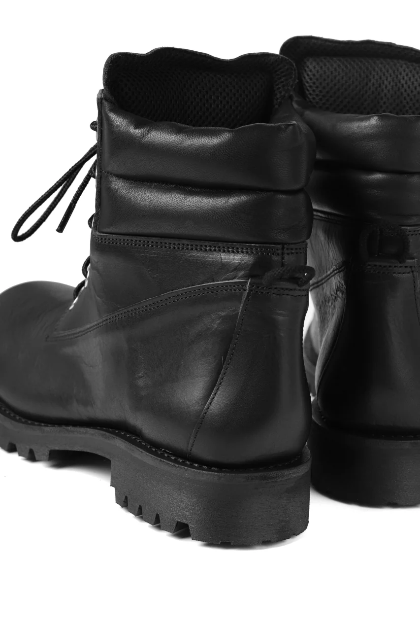 Portaille exclusive LEX-W20 TREK Laced Boots / VACCHETTA SMOOTH (BLACK) - Image 26