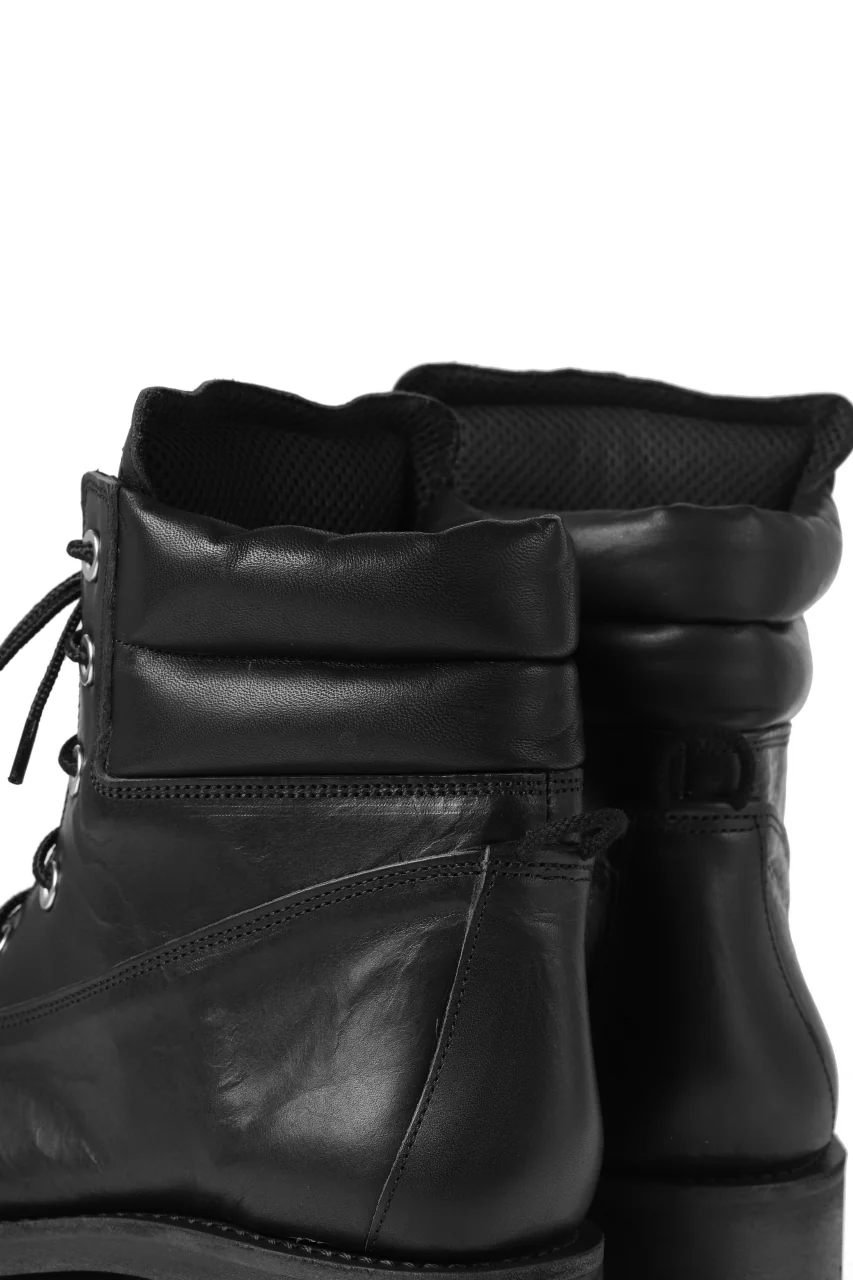 Portaille exclusive LEX-W20 TREK Laced Boots / VACCHETTA SMOOTH (BLACK) - Image 27