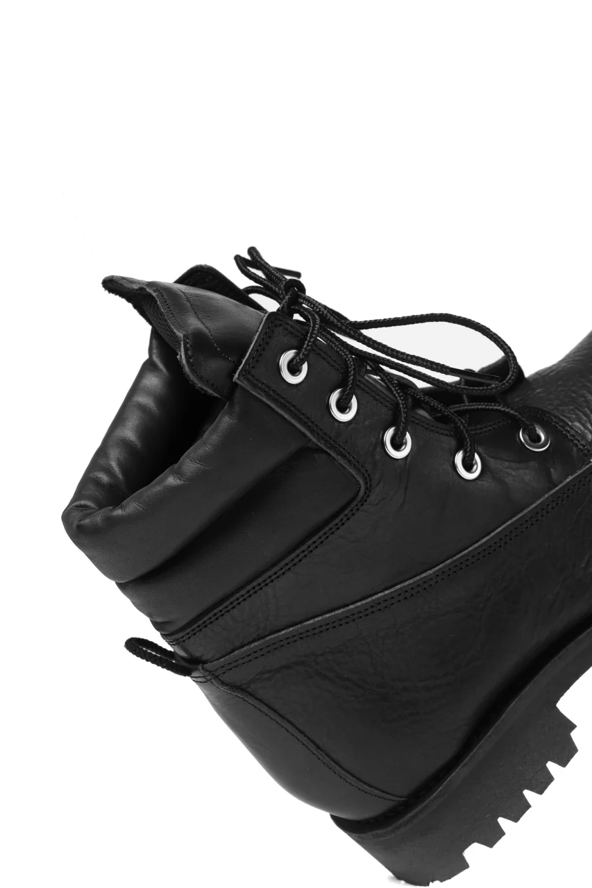 Portaille exclusive LEX-W20 TREK Laced Boots / VACCHETTA SMOOTH (BLACK) - Image 32