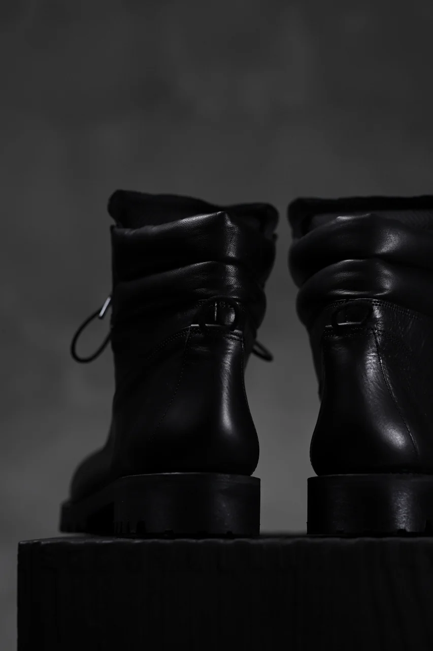 Portaille exclusive LEX-W20 TREK Laced Boots / VACCHETTA SMOOTH (BLACK) - Image 45
