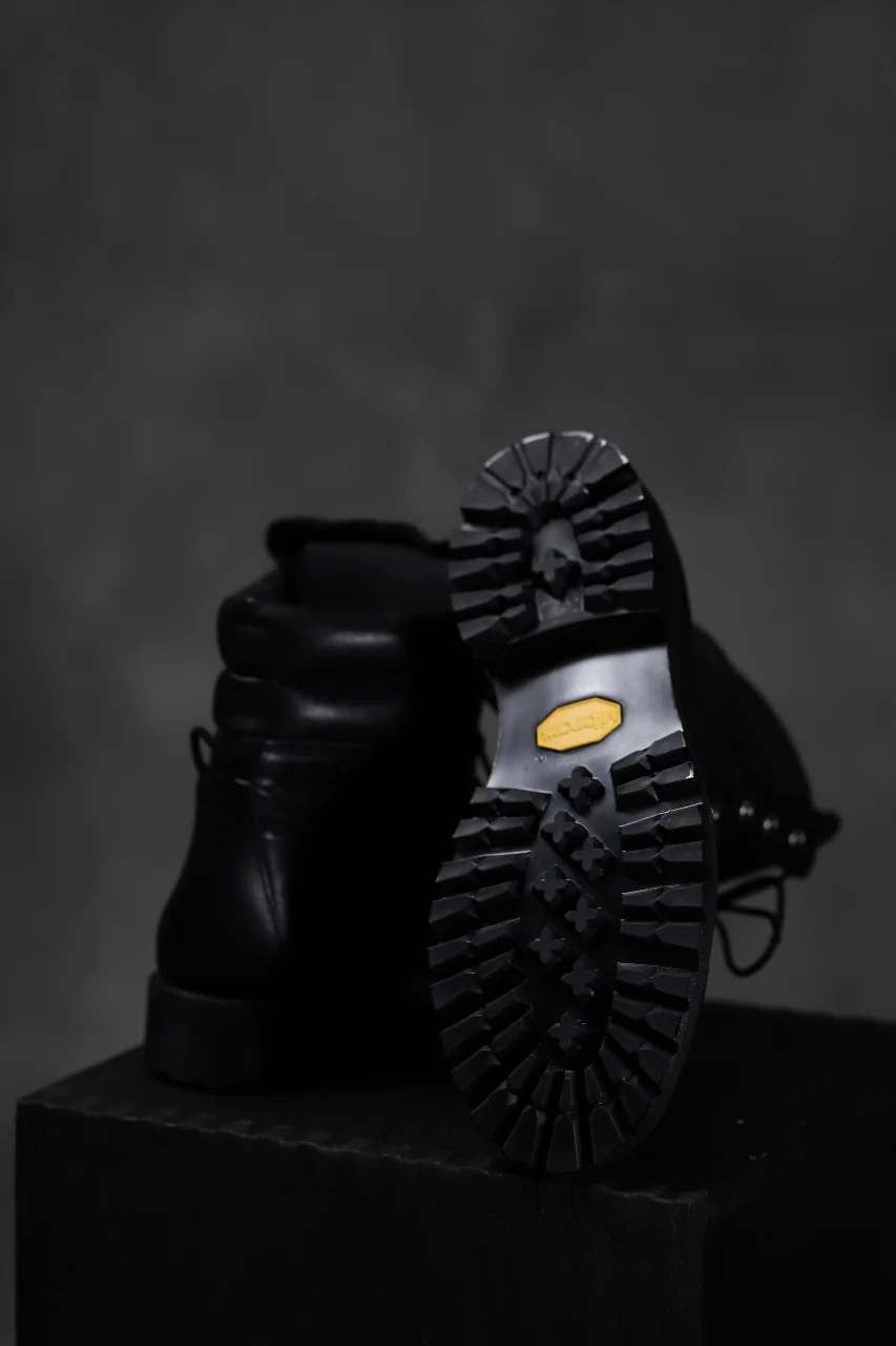 Portaille exclusive LEX-W20 TREK Laced Boots / VACCHETTA SMOOTH (BLACK) - Image 50