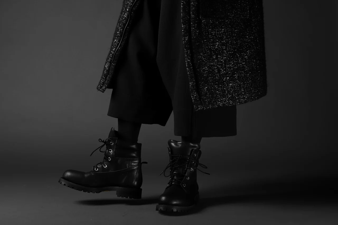 Portaille exclusive LEX-W20 TREK Laced Boots / VACCHETTA SMOOTH (BLACK) - Image 62