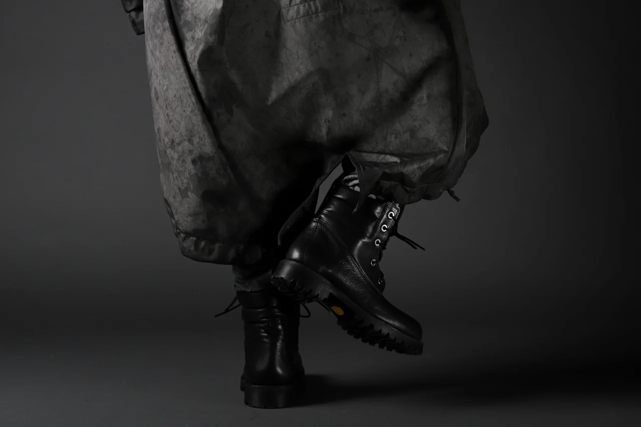 Portaille exclusive LEX-W20 TREK Laced Boots / VACCHETTA SMOOTH (BLACK) - Image 74