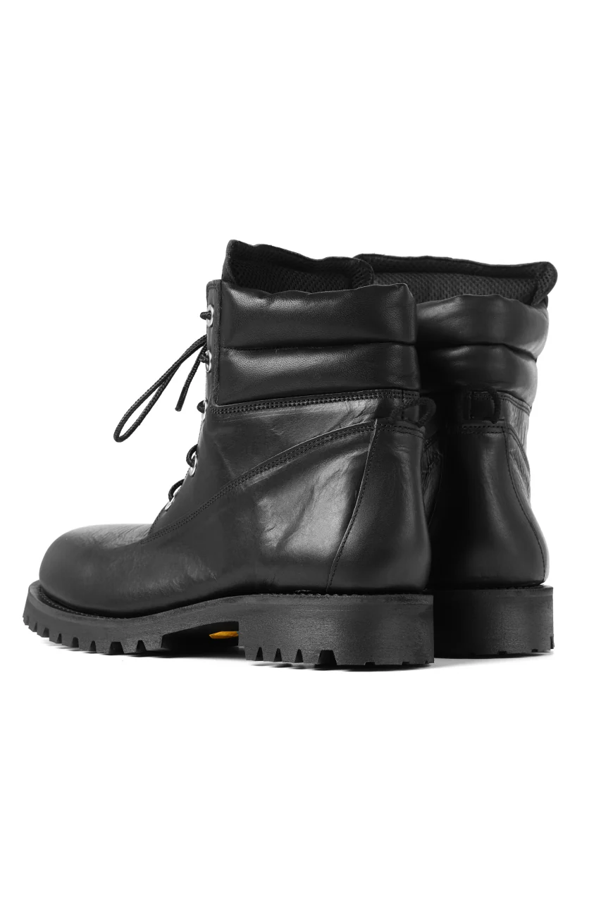 Portaille exclusive LEX-W20 TREK Laced Boots / VACCHETTA SMOOTH (BLACK) - Image 8