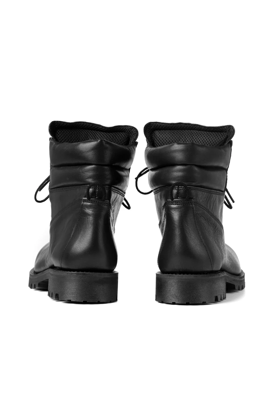 Portaille exclusive LEX-W20 TREK Laced Boots / VACCHETTA SMOOTH (BLACK) - Image 9