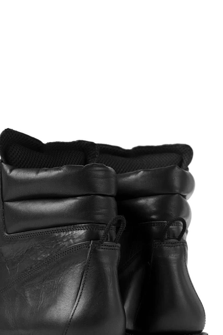 Portaille exclusive LEX-W20 TREK Laced Boots / VACCHETTA SMOOTH (BLACK / GOLD EYELET) - Image 23