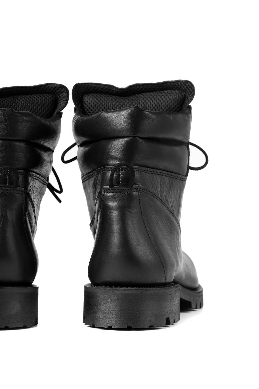 Portaille exclusive LEX-W20 TREK Laced Boots / VACCHETTA SMOOTH (BLACK / GOLD EYELET) - Image 25