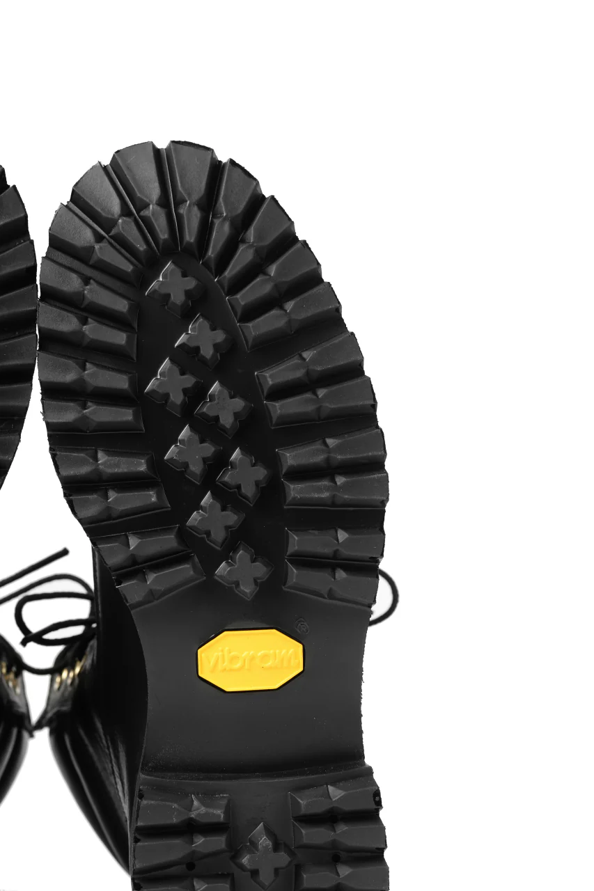 Portaille exclusive LEX-W20 TREK Laced Boots / VACCHETTA SMOOTH (BLACK / GOLD EYELET) - Image 30