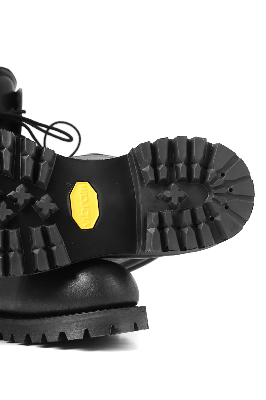 Portaille exclusive LEX-W20 TREK Laced Boots / VACCHETTA SMOOTH (BLACK / GOLD EYELET) - Image 32