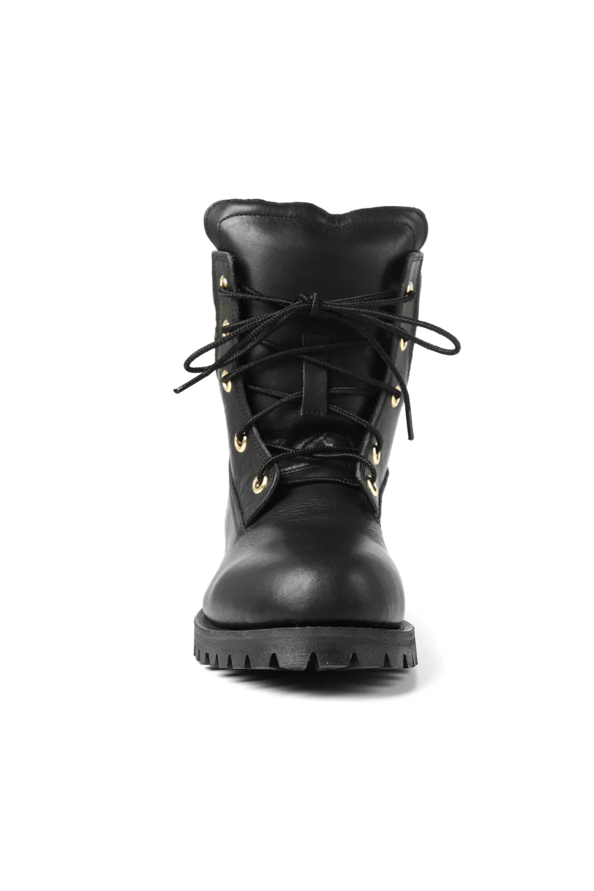 Portaille exclusive LEX-W20 TREK Laced Boots / VACCHETTA SMOOTH (BLACK / GOLD EYELET) - Image 35