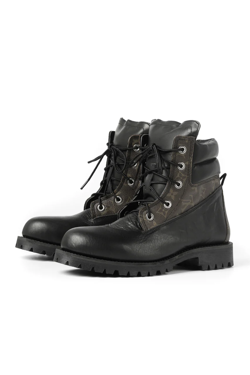 Portaille exclusive LEX-W20 TREK Laced Boots / VINTAGE "re-build" (BLACK / XXX)