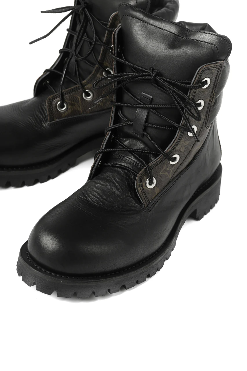 Portaille exclusive LEX-W20 TREK Laced Boots / VINTAGE "re-build" (BLACK / XXX) - Image 13