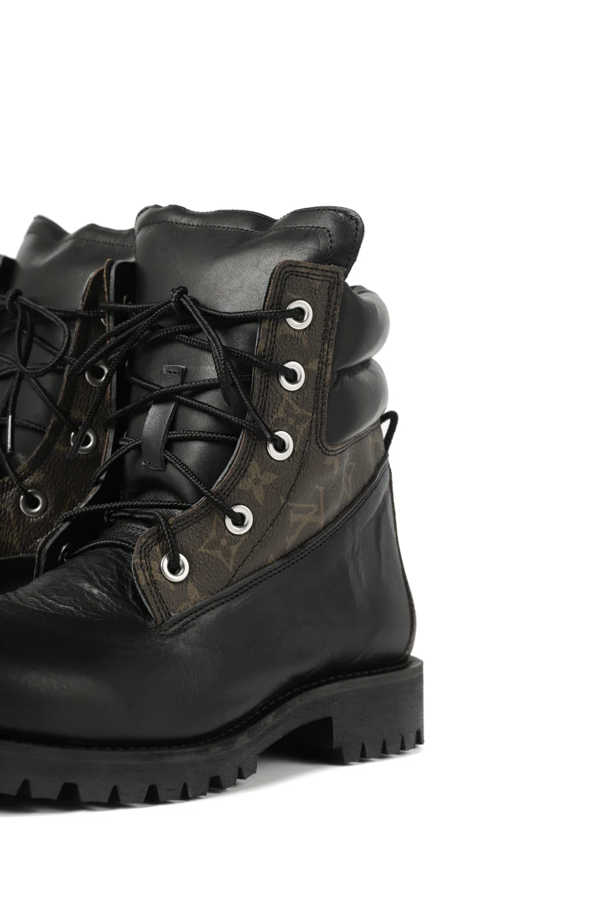 Portaille exclusive LEX-W20 TREK Laced Boots / VINTAGE "re-build" (BLACK / XXX) - Image 14