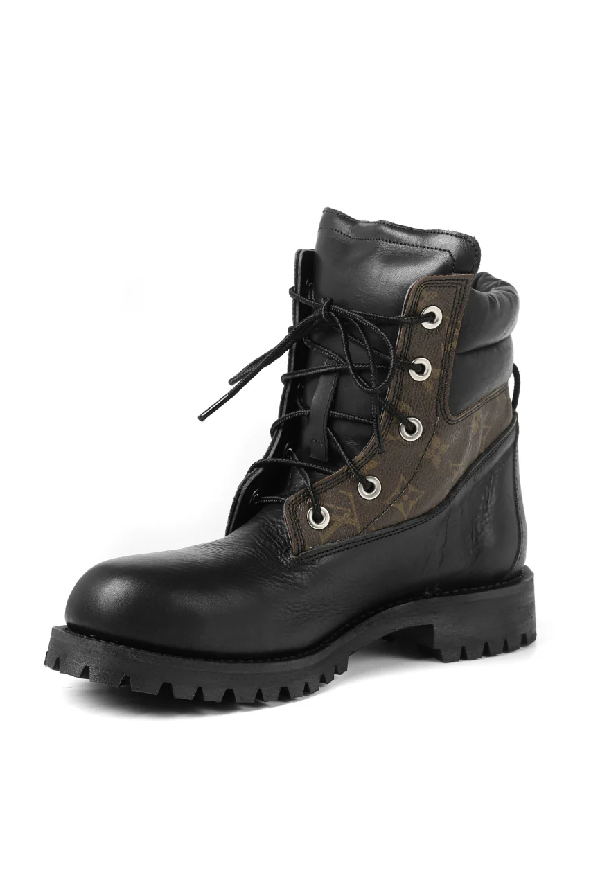 Portaille exclusive LEX-W20 TREK Laced Boots / VINTAGE "re-build" (BLACK / XXX) - Image 19
