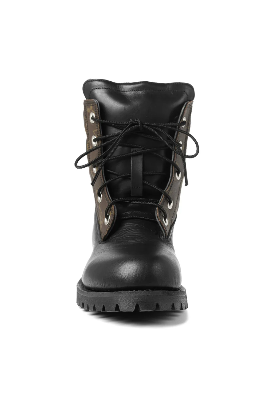 Portaille exclusive LEX-W20 TREK Laced Boots / VINTAGE "re-build" (BLACK / XXX) - Image 20