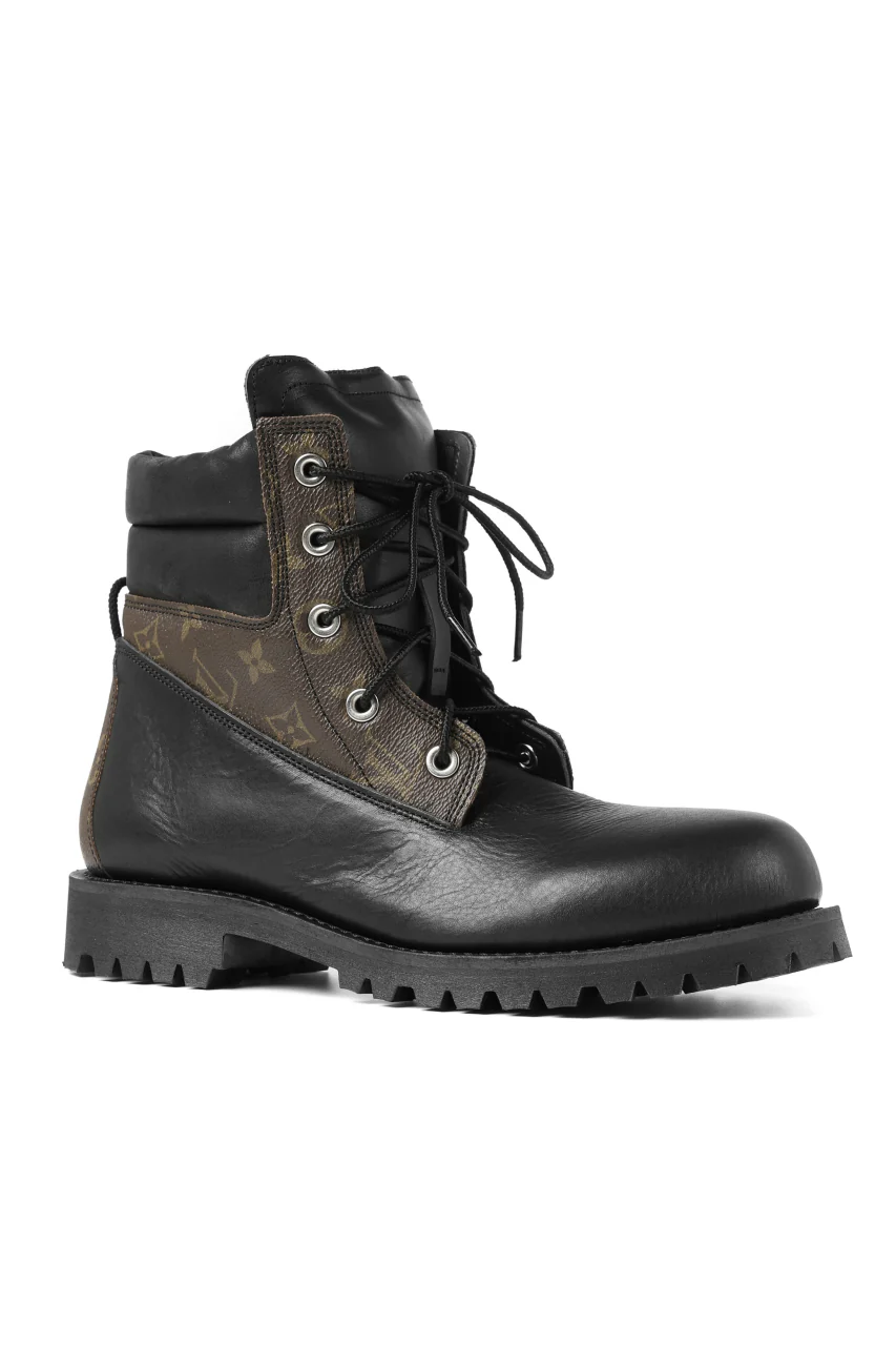 Portaille exclusive LEX-W20 TREK Laced Boots / VINTAGE "re-build" (BLACK / XXX) - Image 21