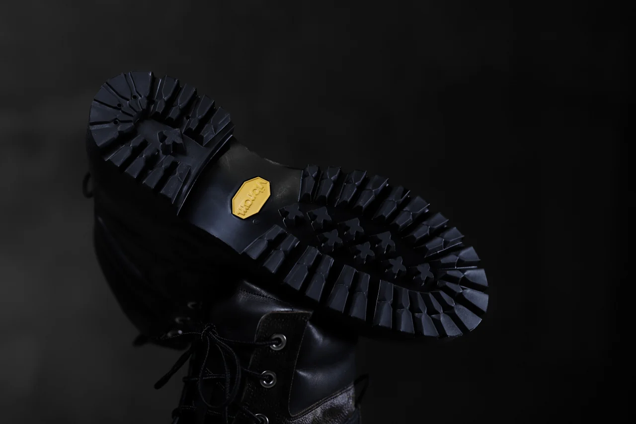 Portaille exclusive LEX-W20 TREK Laced Boots / VINTAGE "re-build" (BLACK / XXX) - Image 37