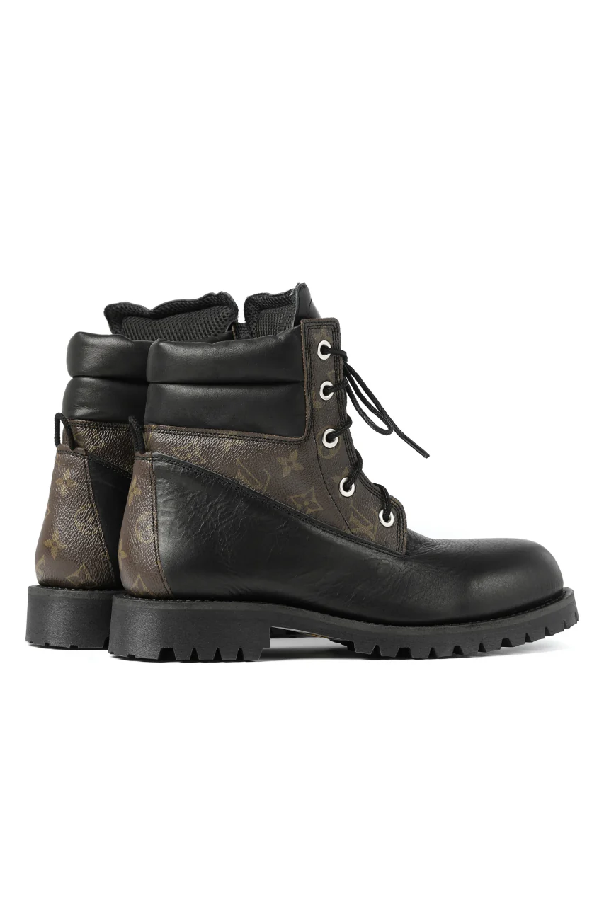 Portaille exclusive LEX-W20 TREK Laced Boots / VINTAGE "re-build" (BLACK / XXX) - Image 8