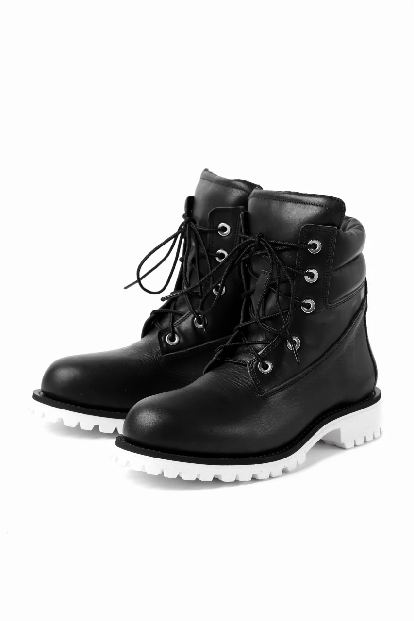 Portaille exclusive LEX-W20 TREK Laced Boots / VACCHETTA VB WHITE EDITION.