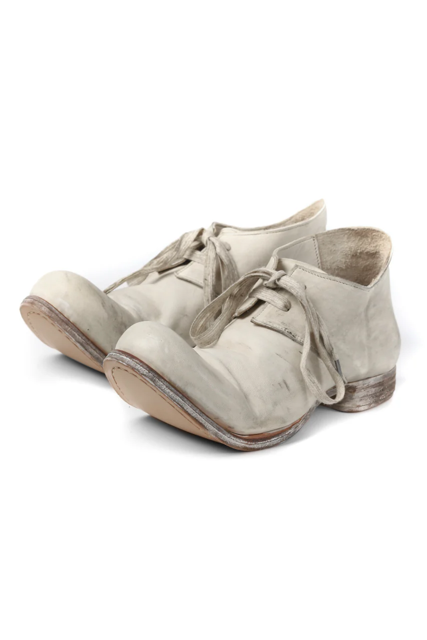 Portaille exclusive PL20 Derby Shoes (ROMABIANCO Soft Horse / Dusty Waxed WHITE) - Image 23