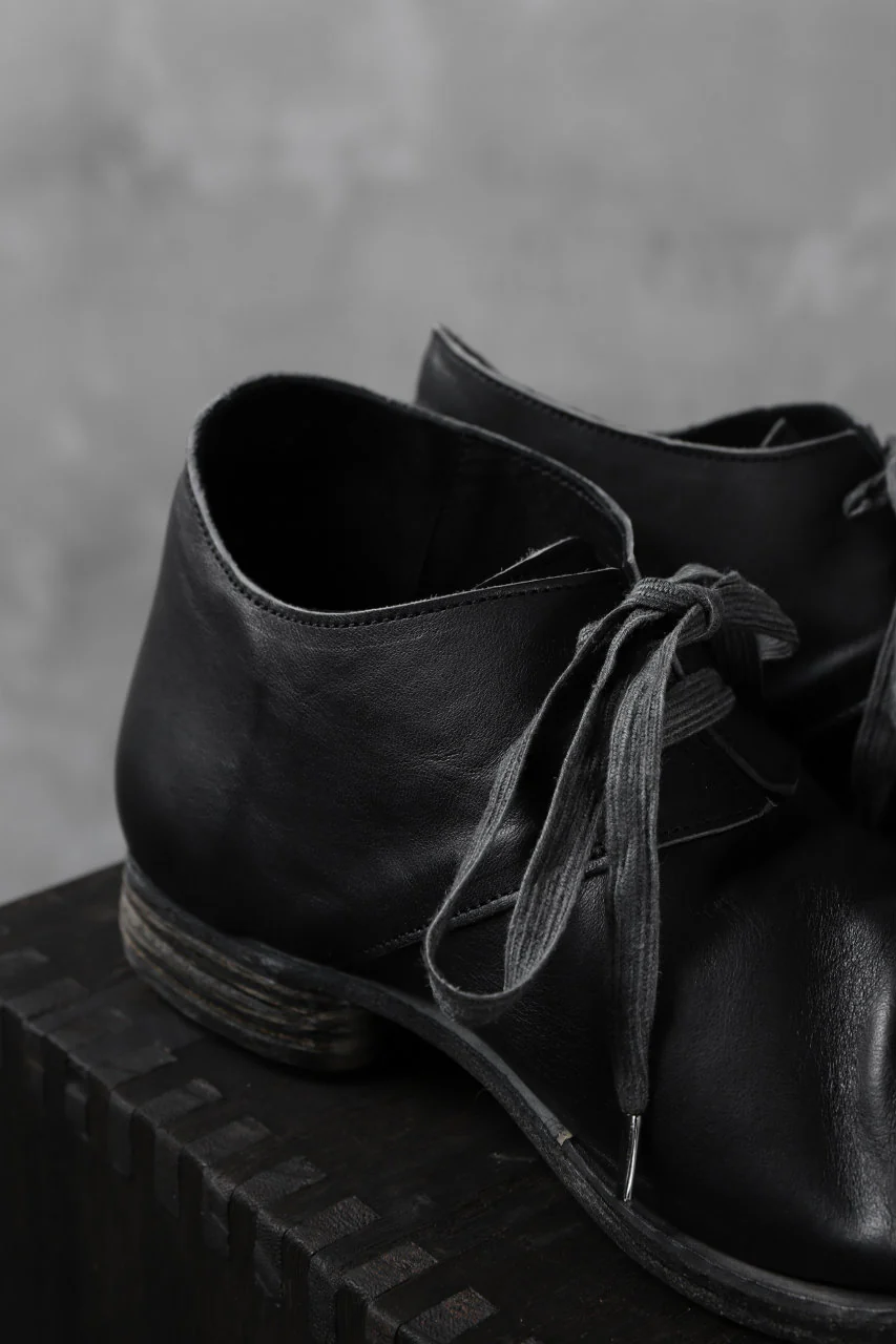 Portaille exclusive PL20 Derby Shoes (ROMANERO Soft Horse / BLACK) - Image 22
