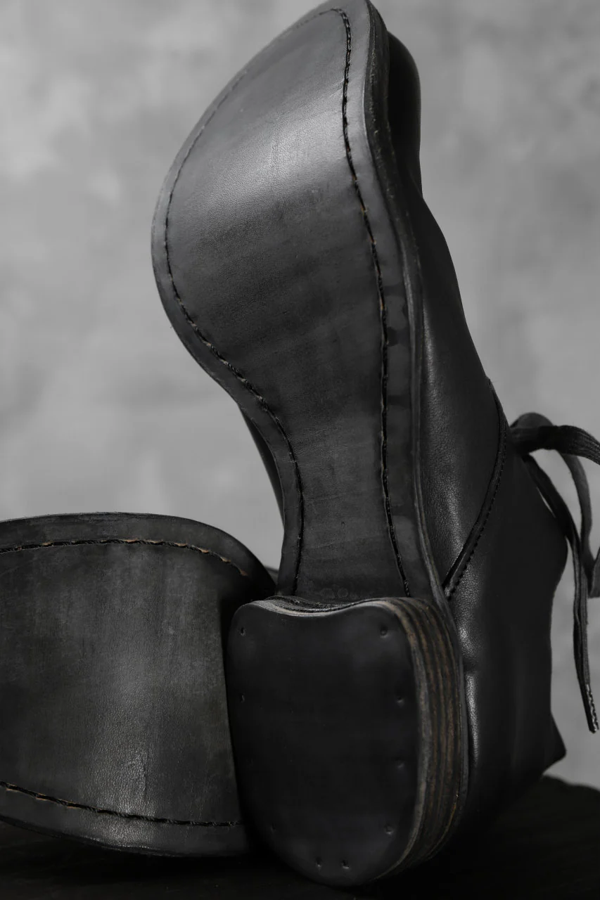 Portaille exclusive PL20 Derby Shoes (ROMANERO Soft Horse / BLACK) - Image 34