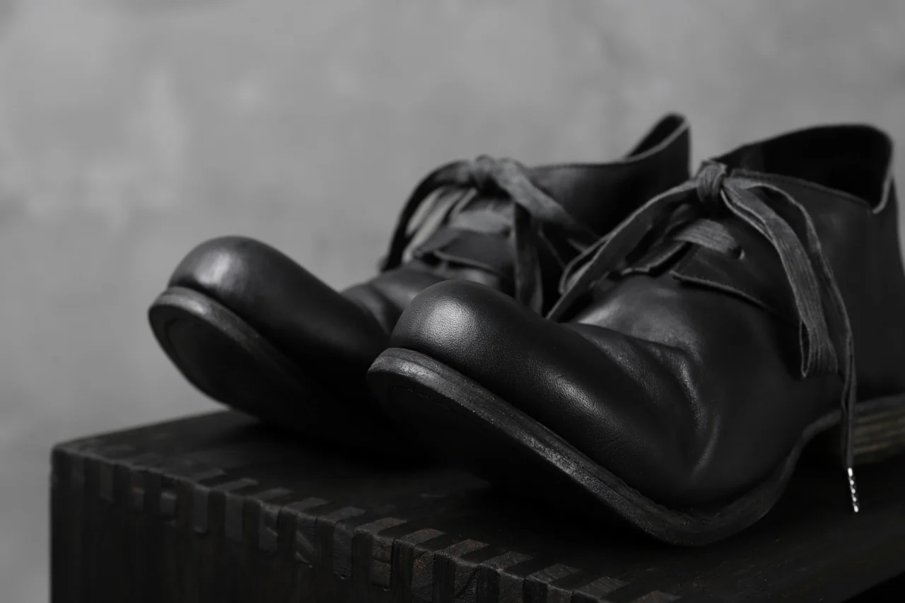 Portaille exclusive PL20 Derby Shoes (ROMANERO Soft Horse / BLACK) - Image 41