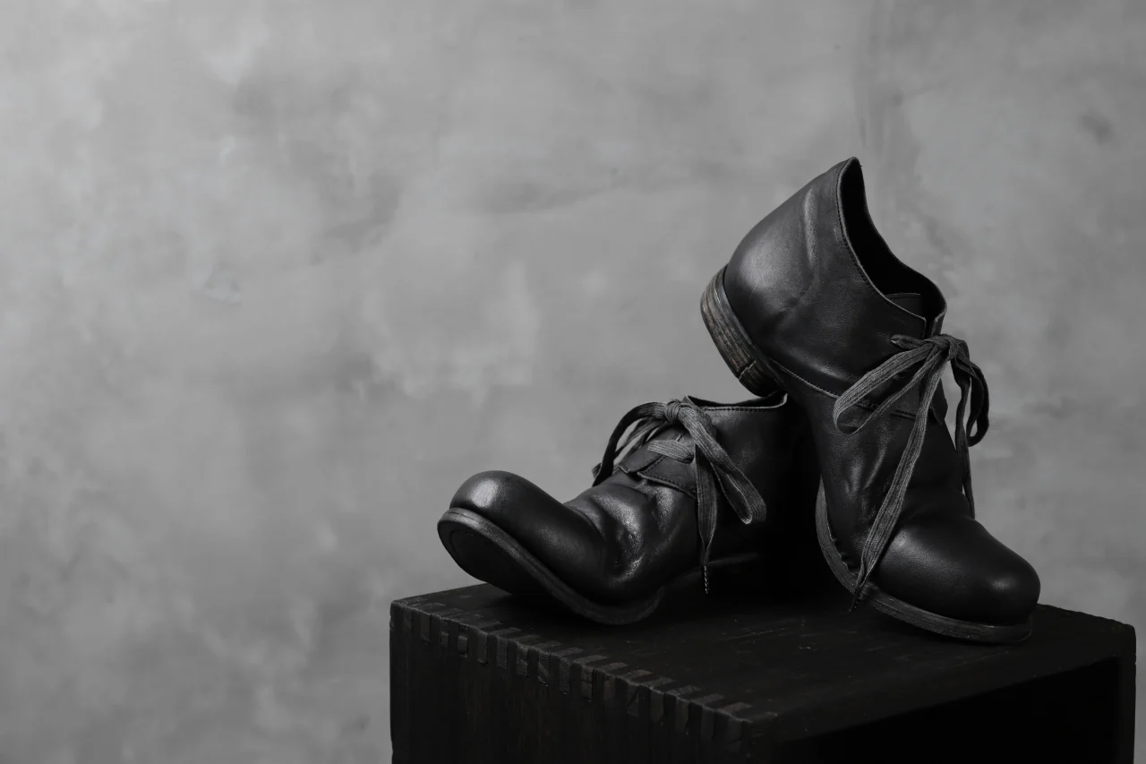 Portaille exclusive PL20 Derby Shoes (ROMANERO Soft Horse / BLACK) - Image 42