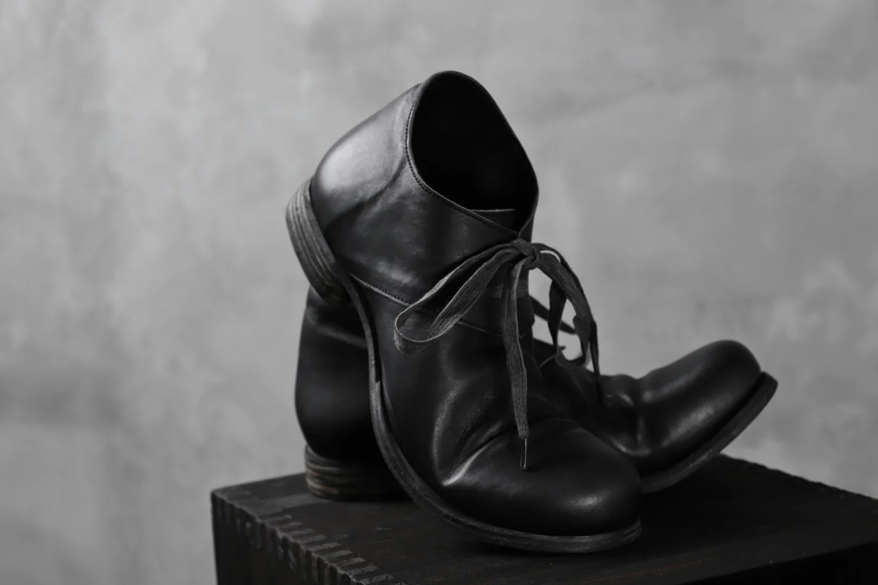 Portaille exclusive PL20 Derby Shoes (ROMANERO Soft Horse / BLACK) - Image 44