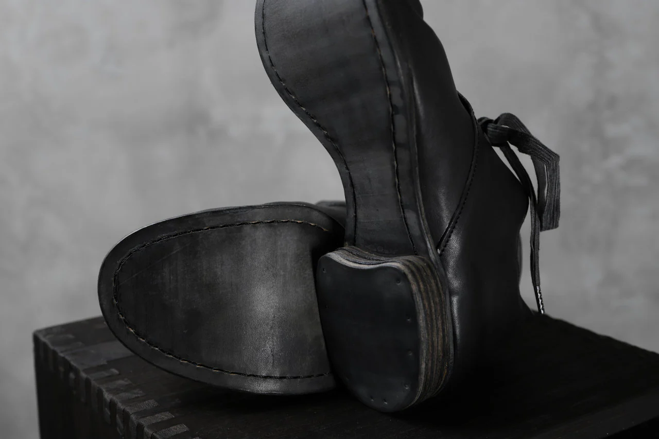 Portaille exclusive PL20 Derby Shoes (ROMANERO Soft Horse / BLACK) - Image 47