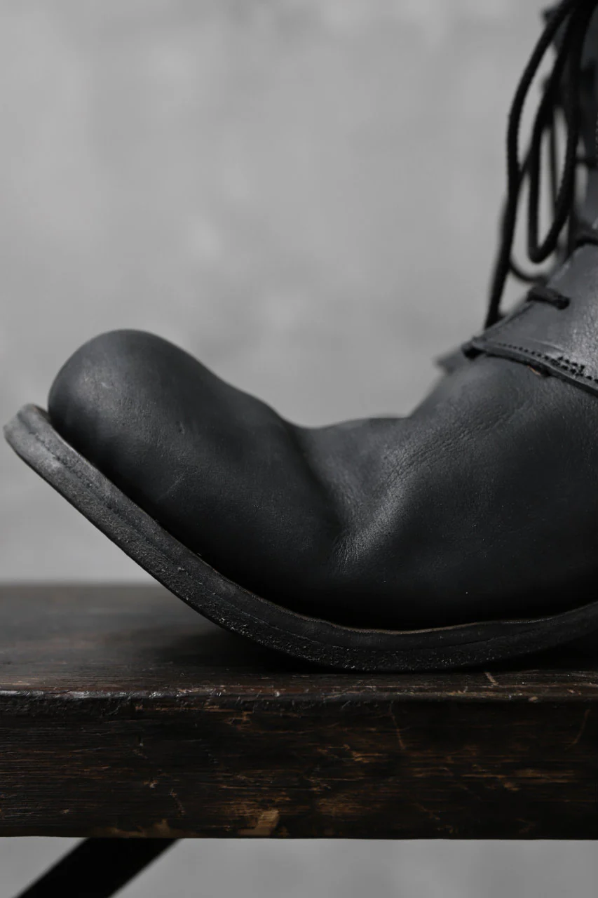 Portaille exclusive PL20 Laced Zip Boots (FILED STEER / BLACK) - Image 36