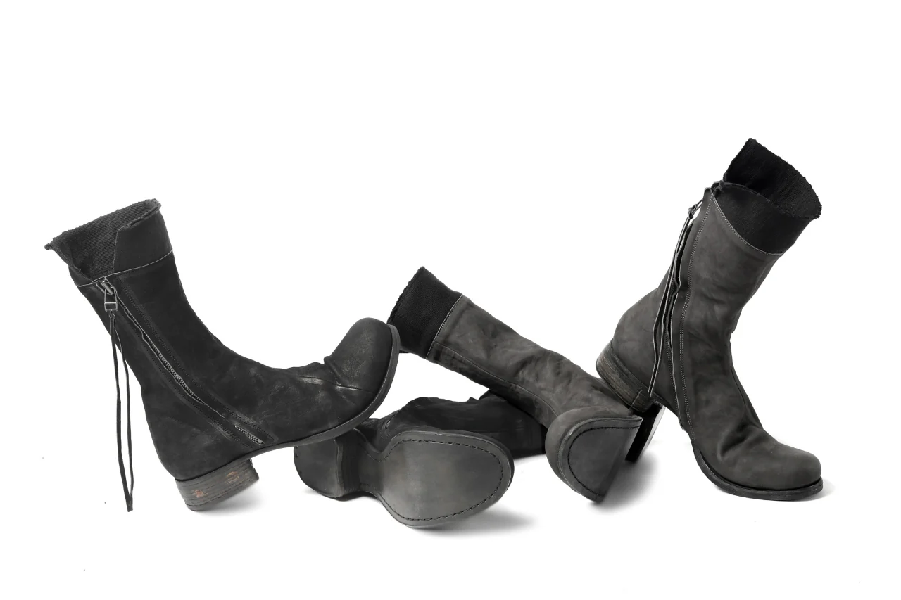 Portaille exclusive PL20 Layered Zip Boots (BANDOLERO / GRAY) - Image 58