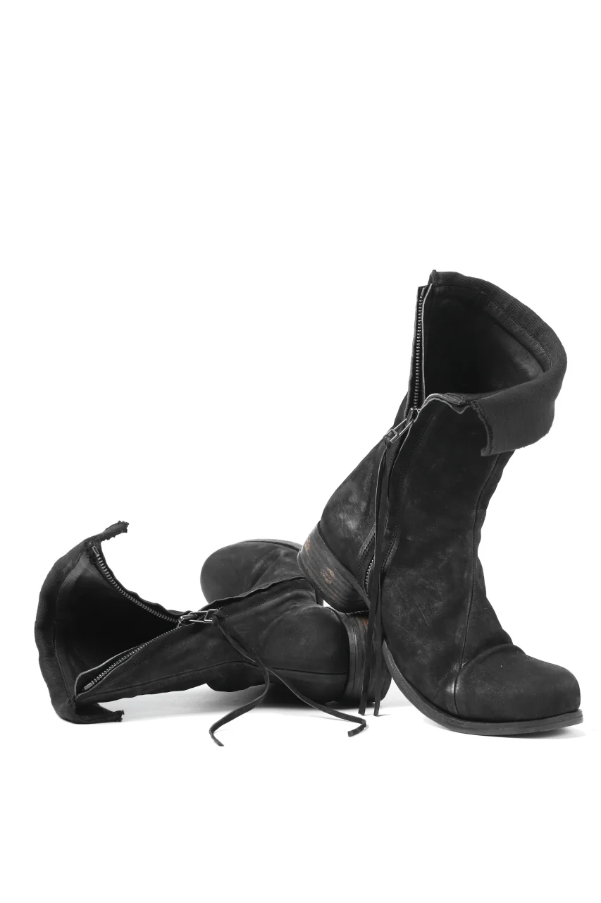 Portaille exclusive PL20 Layered Zip Boots (BANDOLERO / BLACK) - Image 34