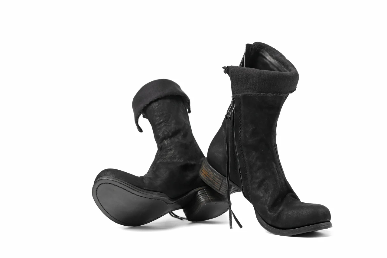 Portaille exclusive PL20 Layered Zip Boots (BANDOLERO / BLACK) - Image 60