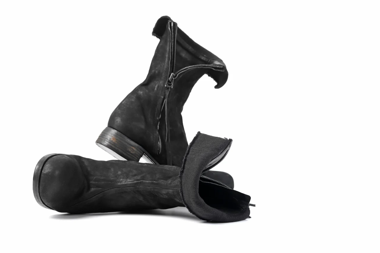 Portaille exclusive PL20 Layered Zip Boots (BANDOLERO / BLACK) - Image 62