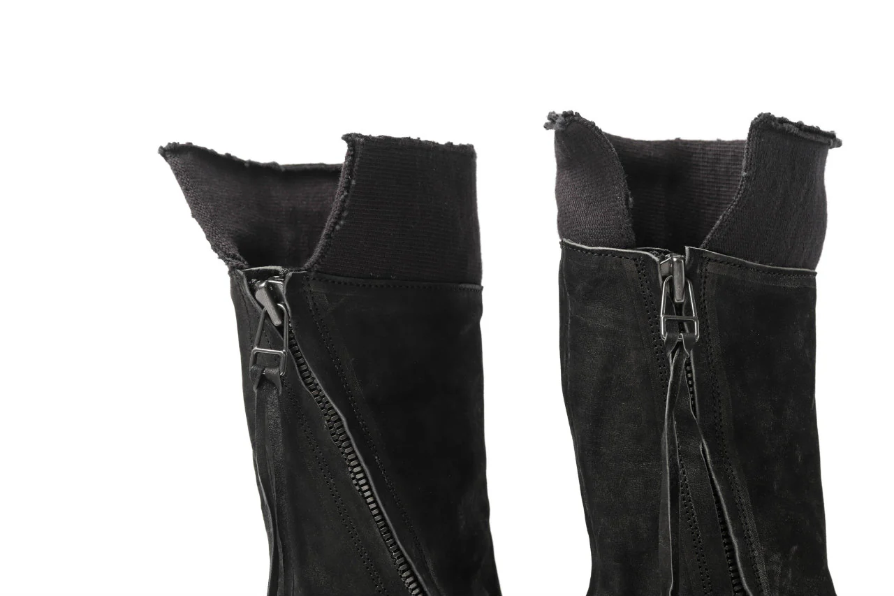 Portaille exclusive PL20 Layered Zip Boots (BANDOLERO / BLACK) - Image 63