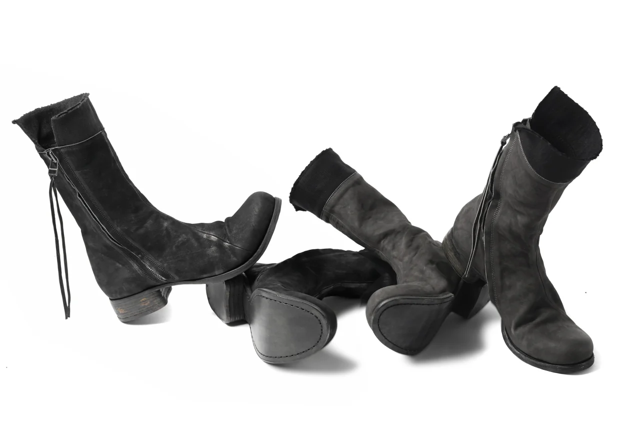 Portaille exclusive PL20 Layered Zip Boots (BANDOLERO / BLACK) - Image 70