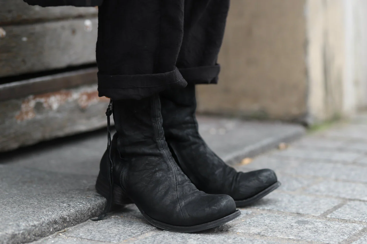 Portaille exclusive PL20 Layered Zip Boots (BANDOLERO / BLACK) - Image 74