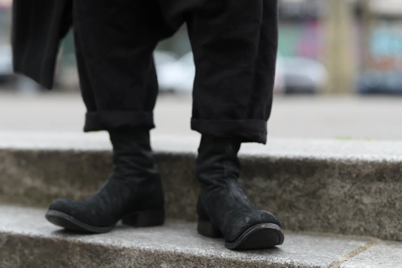Portaille exclusive PL20 Layered Zip Boots (BANDOLERO / BLACK) - Image 75