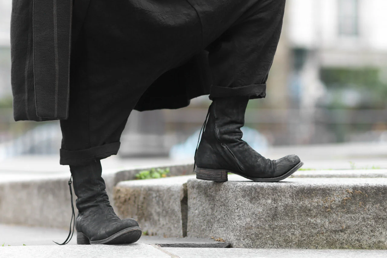 Portaille exclusive PL20 Layered Zip Boots (BANDOLERO / BLACK) - Image 80