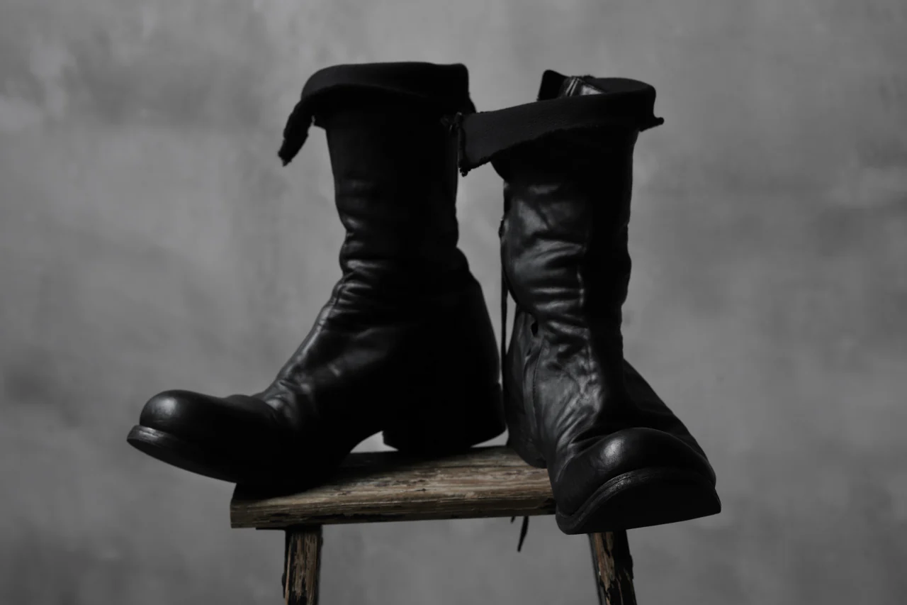 Portaille exclusive PL20 Layered Zip Boots (BANDOLERO / BLACK) - Image 88