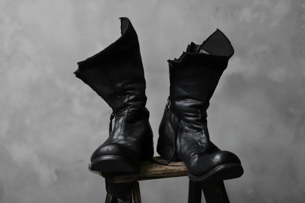 Portaille exclusive PL20 Layered Zip Boots (BANDOLERO / BLACK) - Image 89