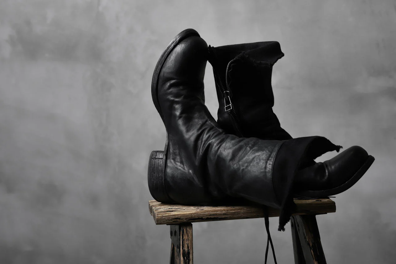 Portaille exclusive PL20 Layered Zip Boots (BANDOLERO / BLACK) - Image 91