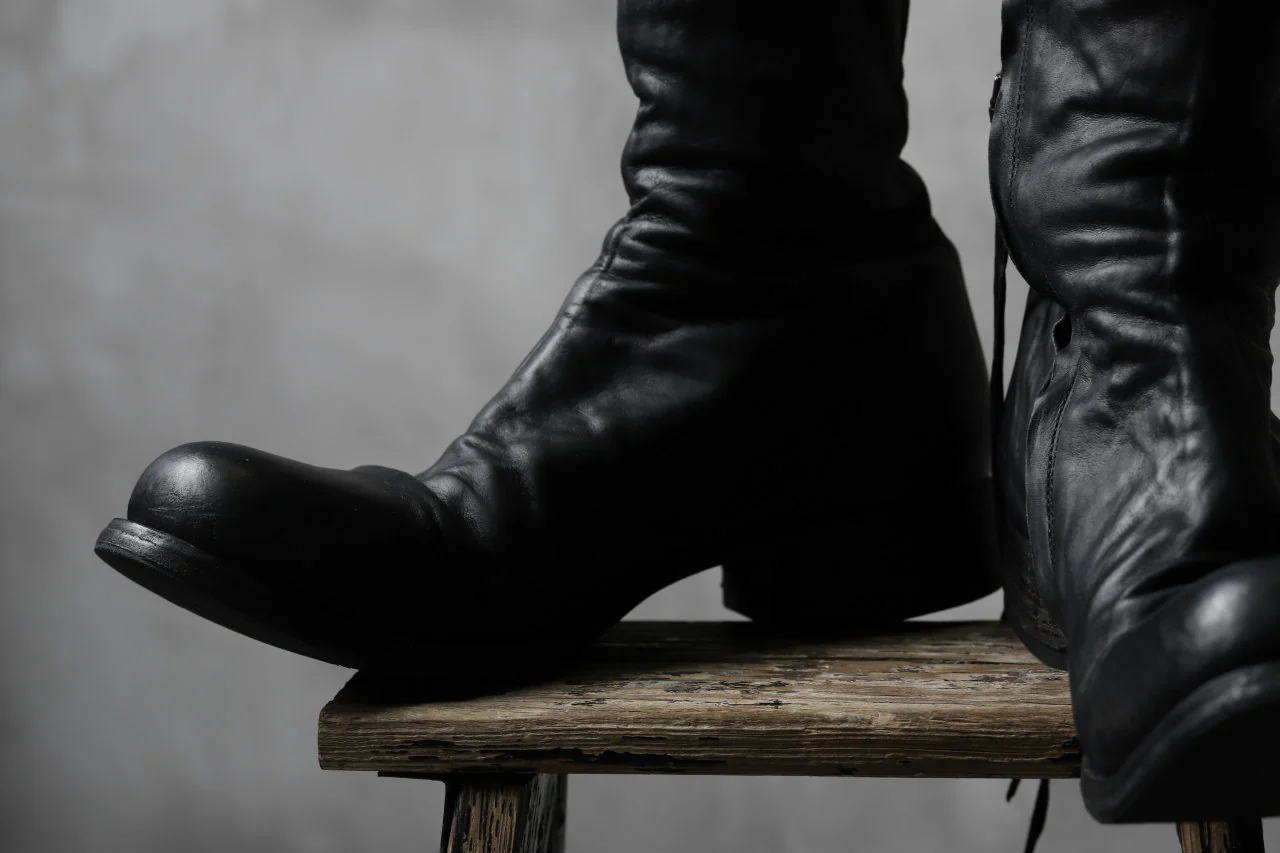 Portaille exclusive PL20 Layered Zip Boots (BANDOLERO / BLACK) - Image 95