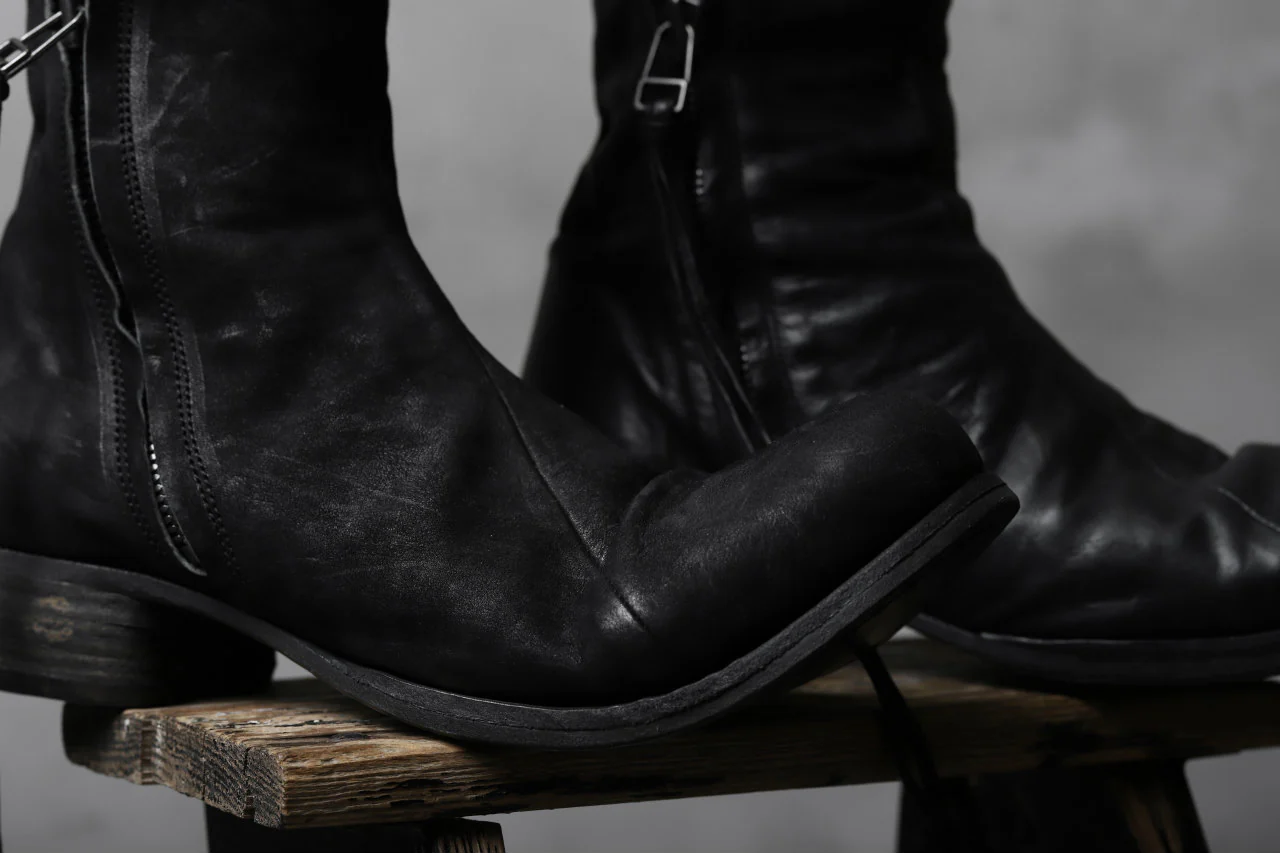 Portaille exclusive PL20 Layered Zip Boots (BANDOLERO / BLACK) - Image 97
