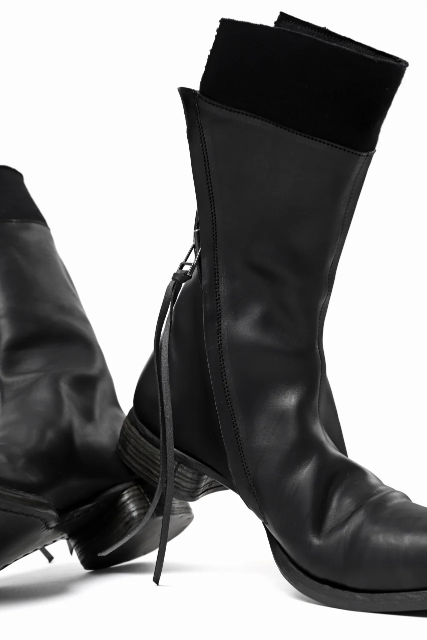 Portaille exclusive PL20 Layered Zip Boots (GUIDI FIORE / NERO) - Image 30