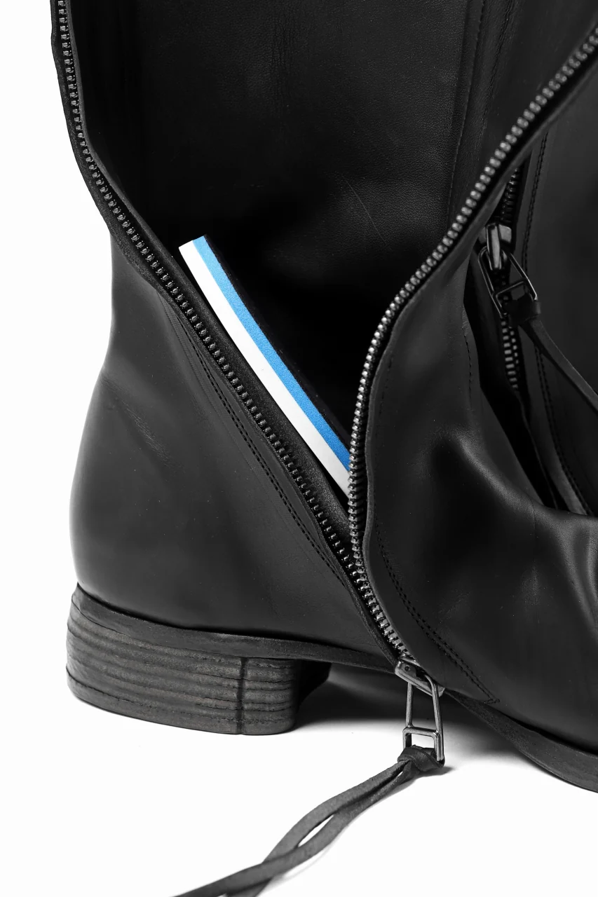 Portaille exclusive PL20 Layered Zip Boots (GUIDI FIORE / NERO) - Image 45