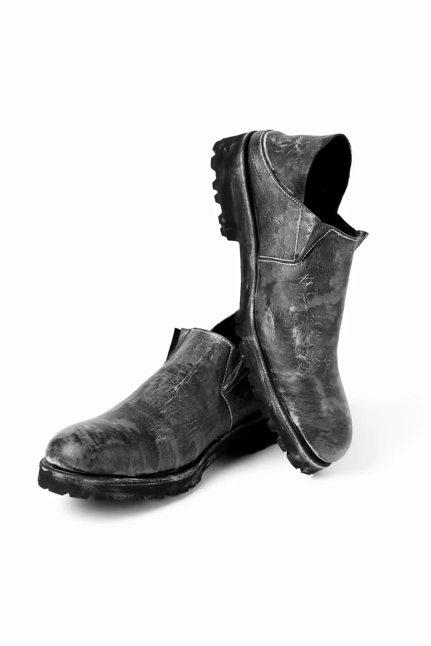 Portaille exclusive PL5 VB Slipon Shoes / HS horse waxy heavy (BLACK) - Image 10