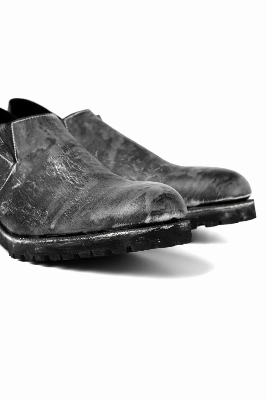 Portaille exclusive PL5 VB Slipon Shoes / HS horse waxy heavy (BLACK) - Image 16