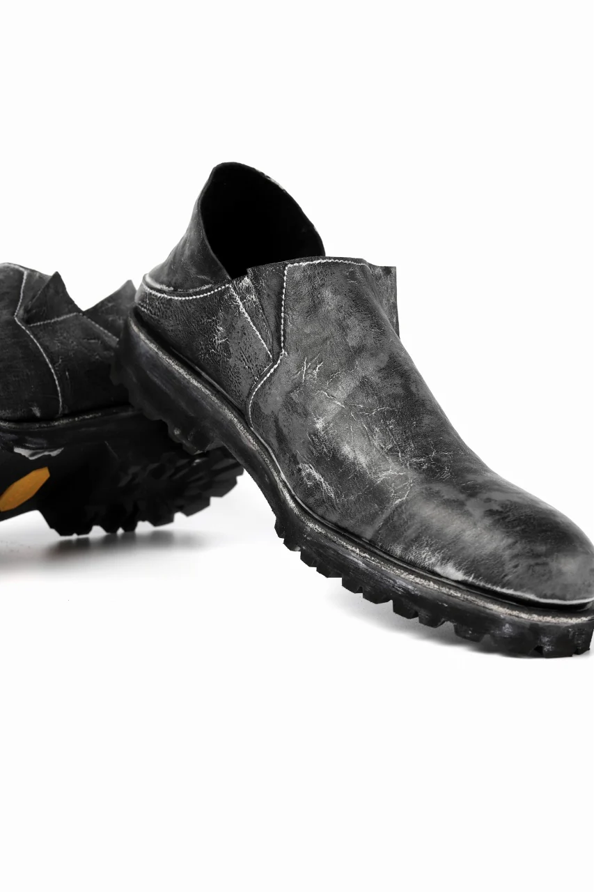 Portaille exclusive PL5 VB Slipon Shoes / HS horse waxy heavy (BLACK) - Image 21